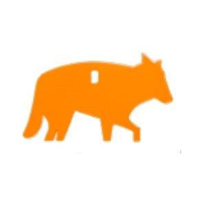 Champion Impact Steel Hanging Animal Targets 1/4" Coyote Orange