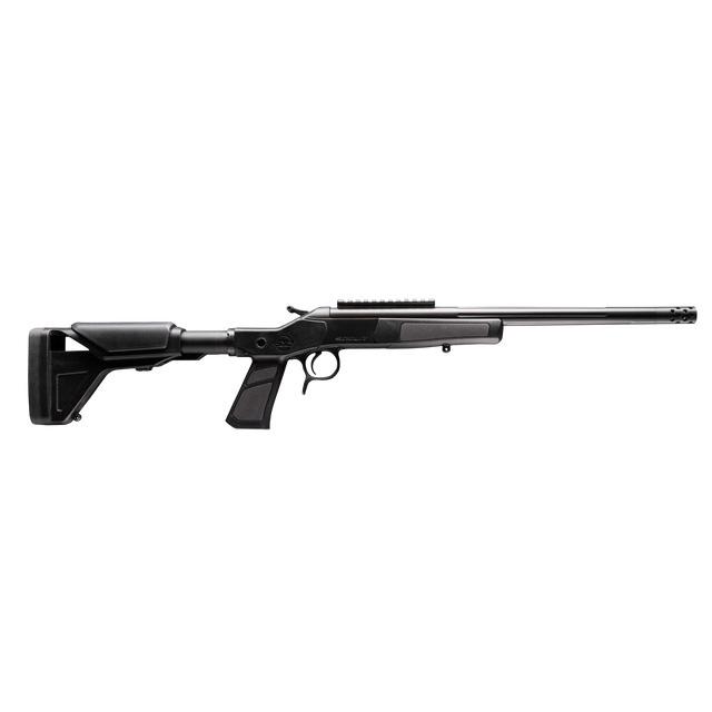 CVA Scout XP-SB Rifle .300 Blackout Single Shot 16.5" Threaded Fluted Stainless Steel Barrel w/Graphite Black Stock