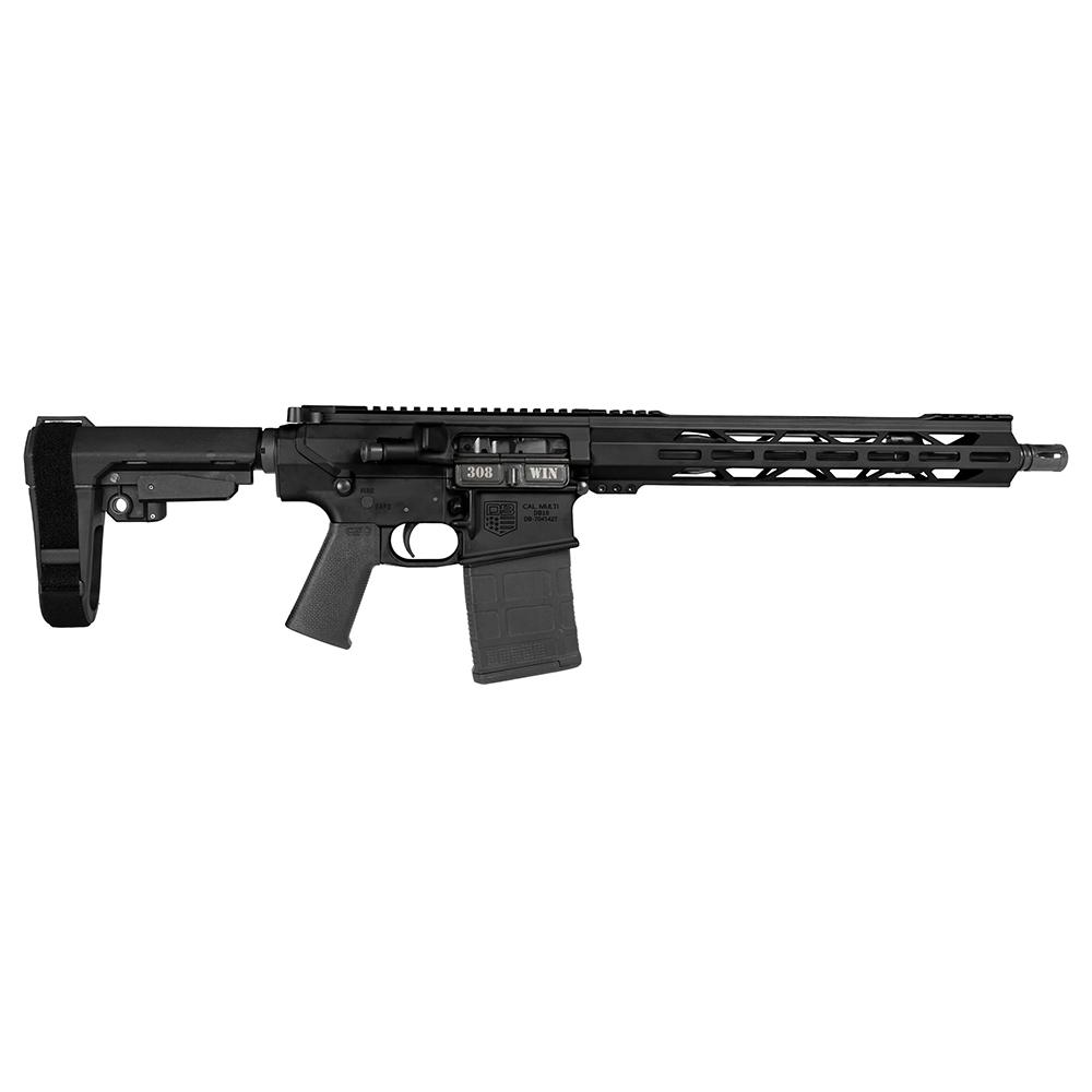 Diamondback DB10 Handgun .308 Win 20rd Magazine 13.5" 5/8x24 Threaded Barrel Black with SBA3 Brace