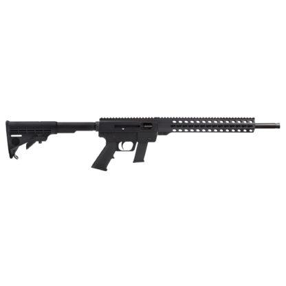 Just Right Carbine Takedown Gen3 Rifle 9mm Luger 17rd Glock Magazine 17" Threaded Barrel Adjustable Stock