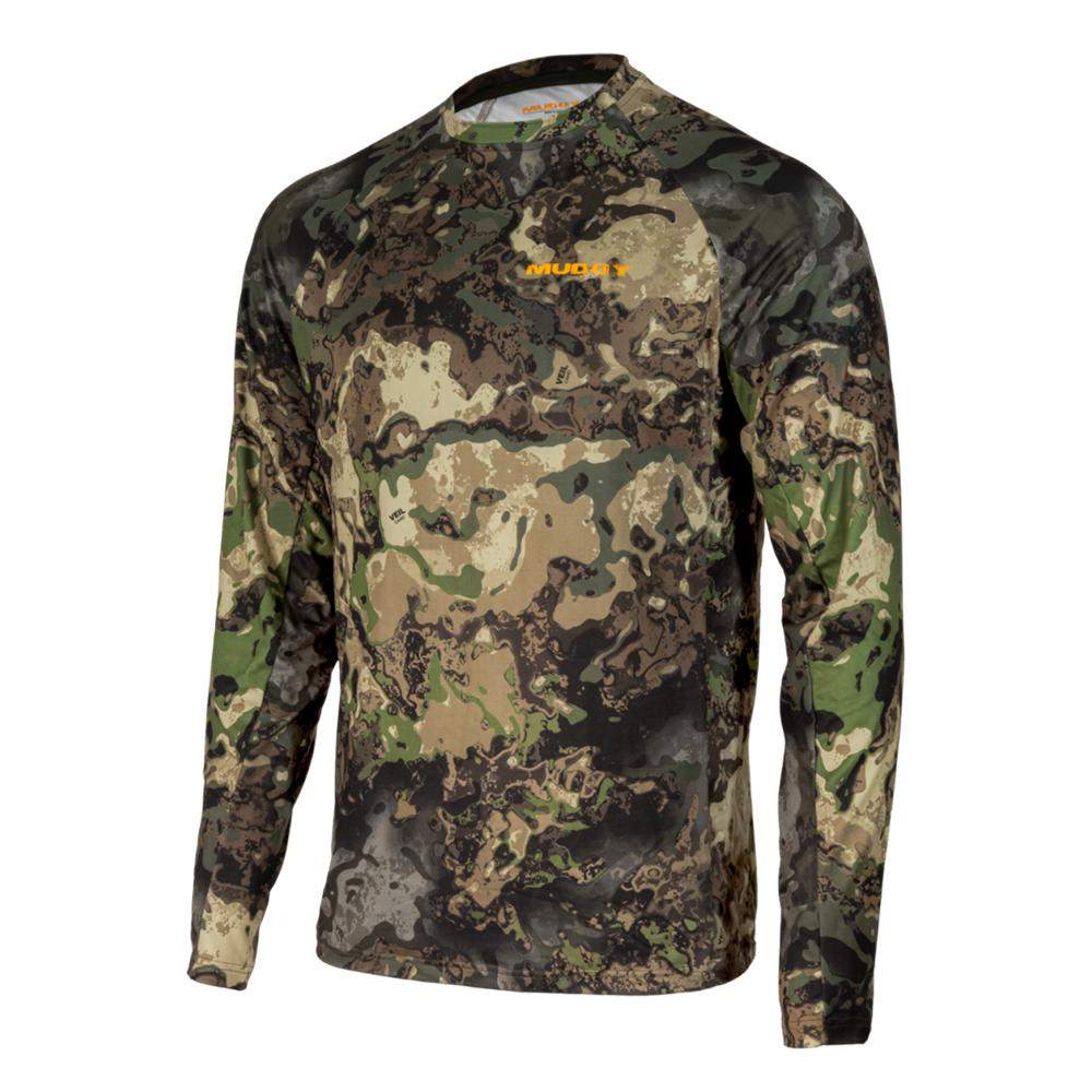 Muddy Base Layer Crew Long Sleeve Shirt Veil Canyon Hybrid L
