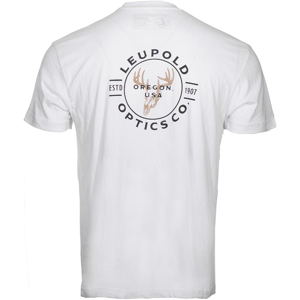 Leupold Buck Country Short Sleeve Shirt White L