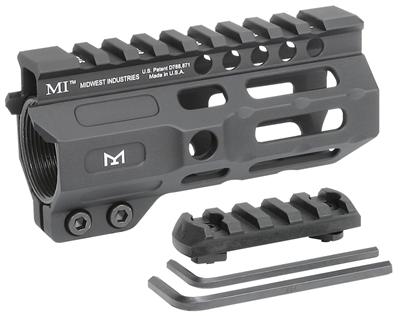 Midwest Industries One Piece Combat Rail Free Float Handguard 4.5" M-LOK