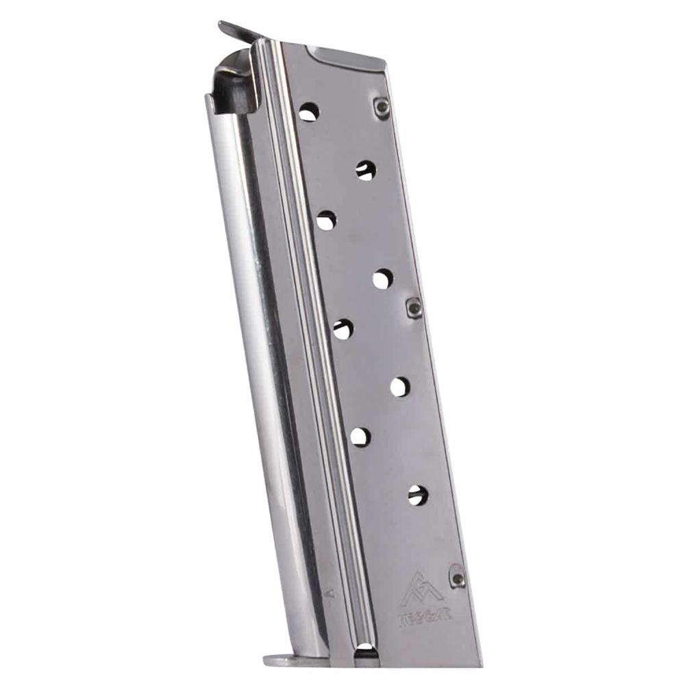 MEC-GAR 1911 Handgun Magazine 9mm Luger HT Nickel 9/rd