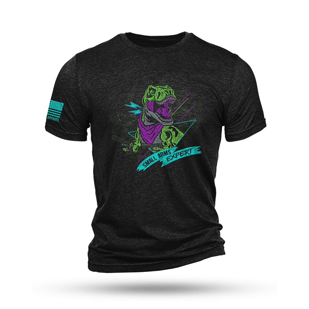 Nine Line T-Rex Short Sleeve Shirt Black Triblend 2XL