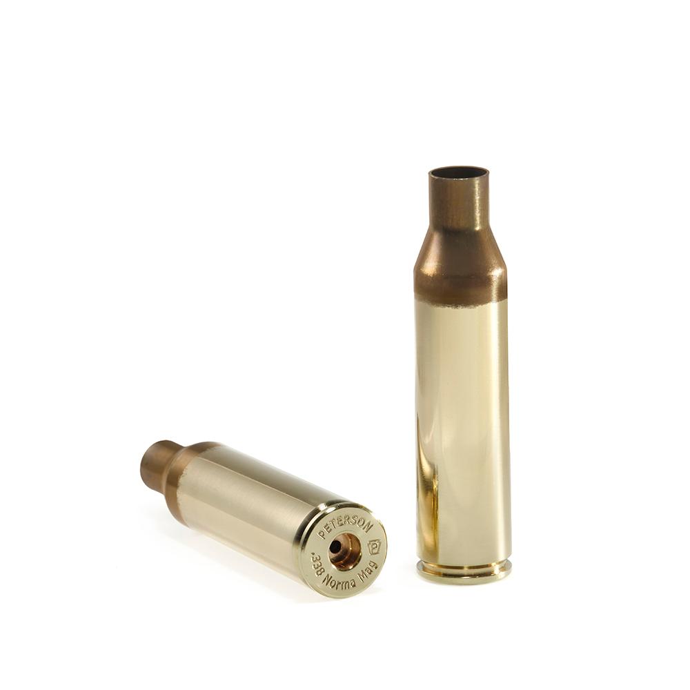 Peterson Unprimed Rifle Brass 338 Norma - 50/ct