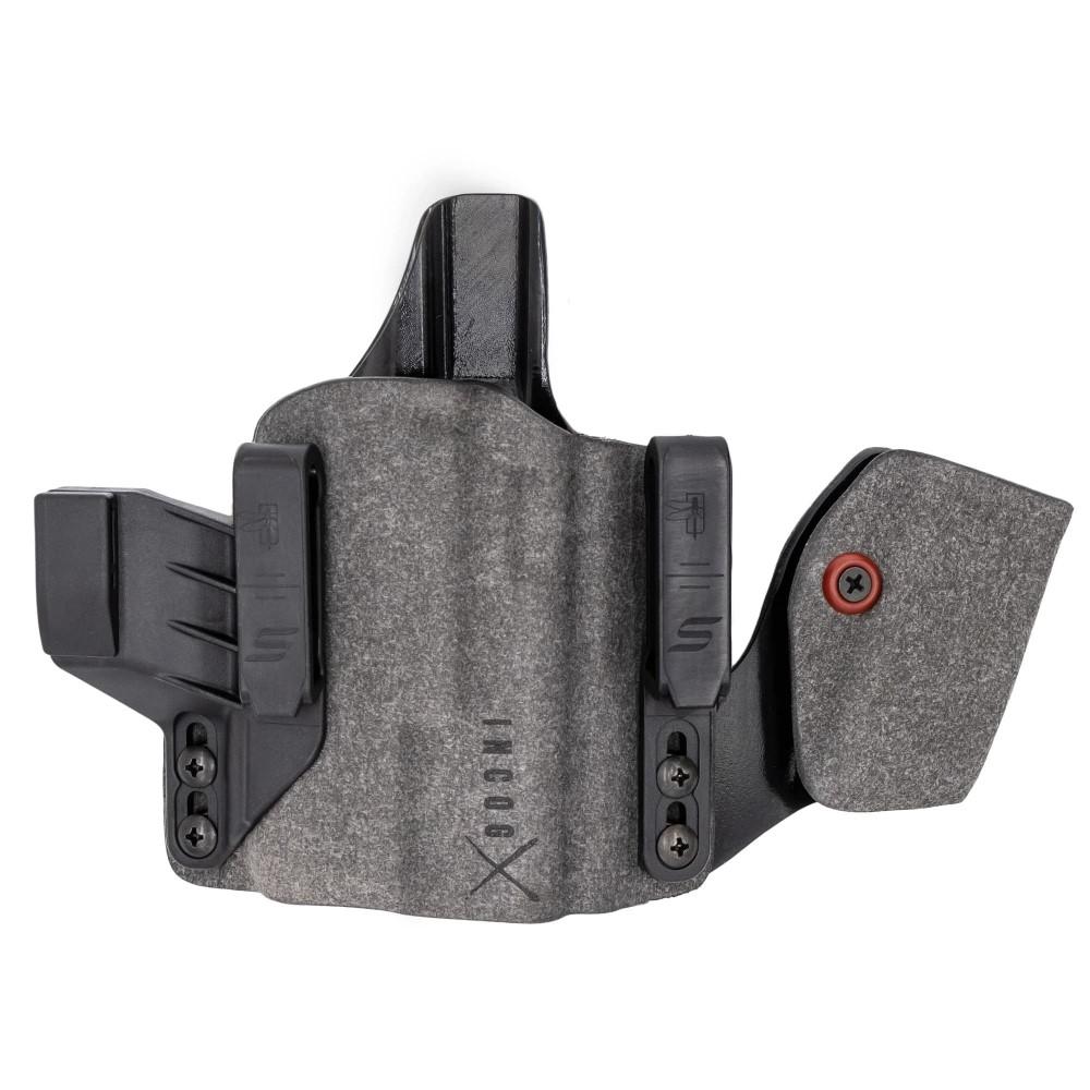 Safariland IncogX IWB Holster for Glock 43x/48 MOS RDS Black and Grey RH with Mag Caddy