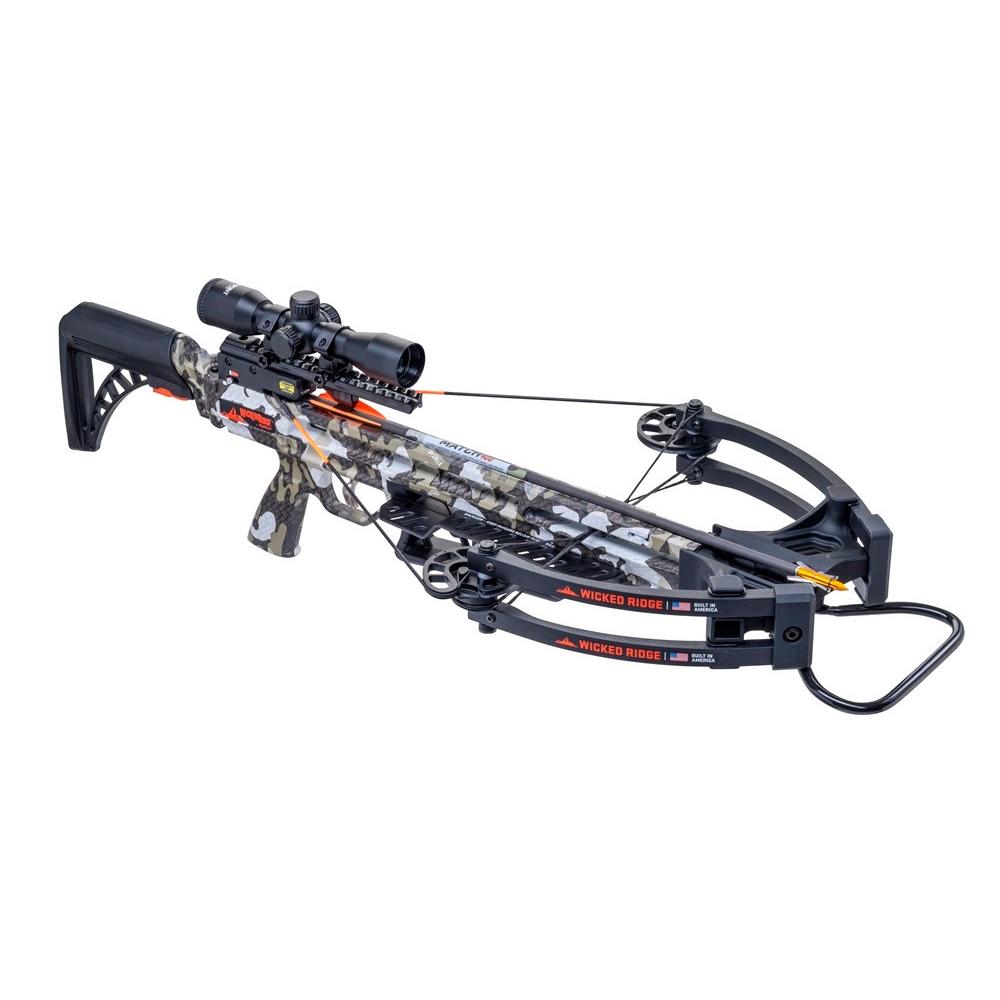 TenPoint Wicked Ridge Warrior 400 Crossbow Peak XT Camo with Scope