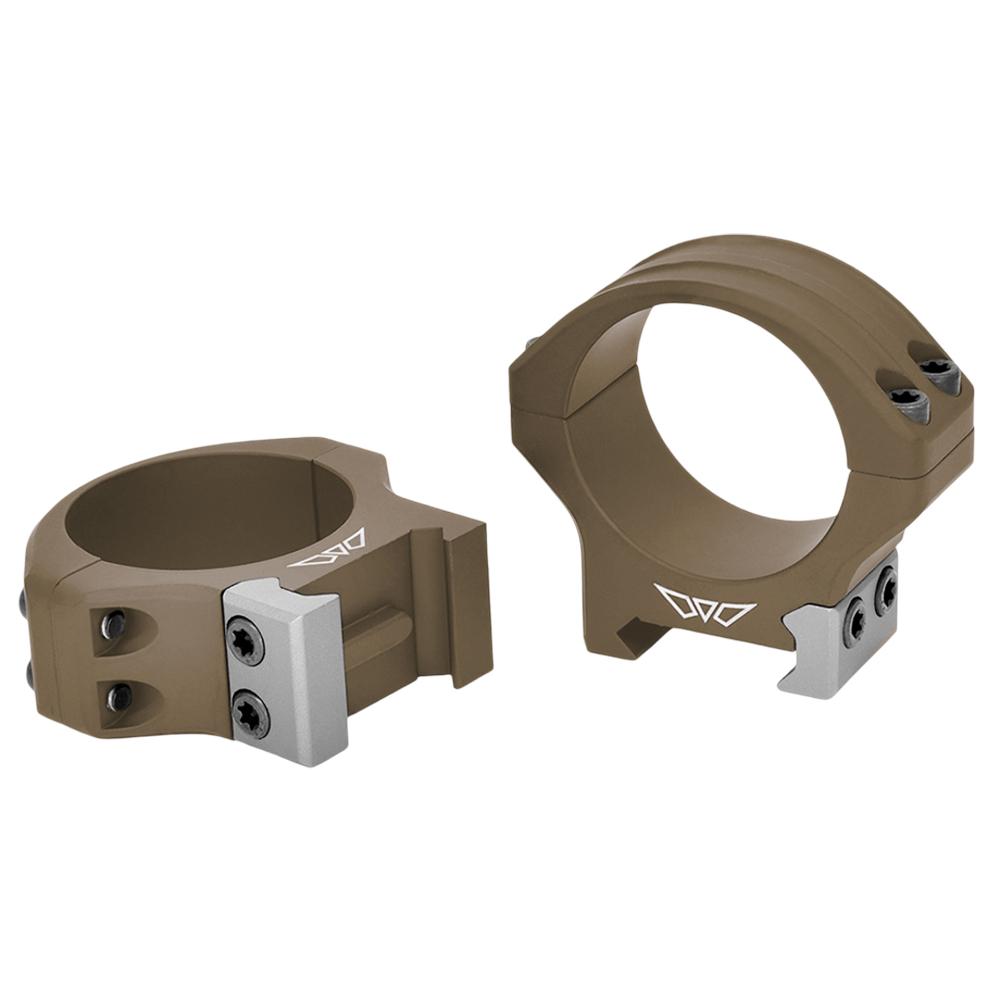 Warne HyperLite 1 inch Low Dark Earth Scope Rings