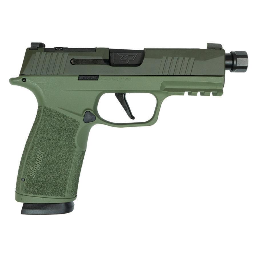 Sig Sauer P365 XMacro Handgun 9mm Luger 17rd Magazines (2) 3.7" Barrel Two Tone Green TB