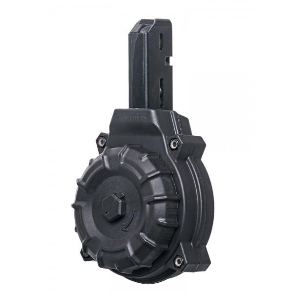 ProMag AR-15 Drum Magazine for Colt / SMG Type 9mm 50/rd Black Polymer