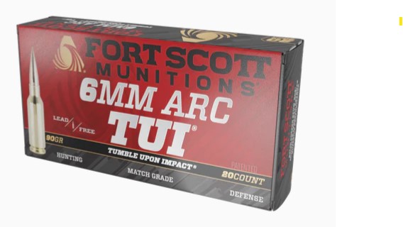 Fort Scott Munitions 6mm Arc Rifle Ammo - 90gr | 20rd Box