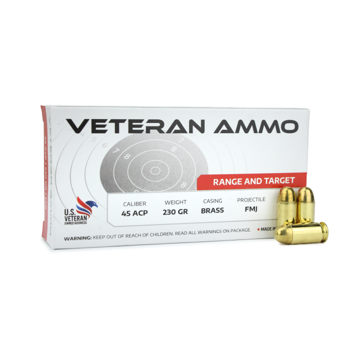 HYPERION VETERAN 45ACP 230GR FMJ 50RD/BX 20BX/CS