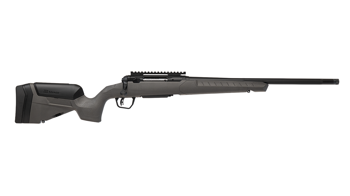 SAVAGE 110 TRAILBLAZER 30-06SPFD RIFLE 20" FLUTED/T.B. FDG, TROPHY STOCK, 4RD