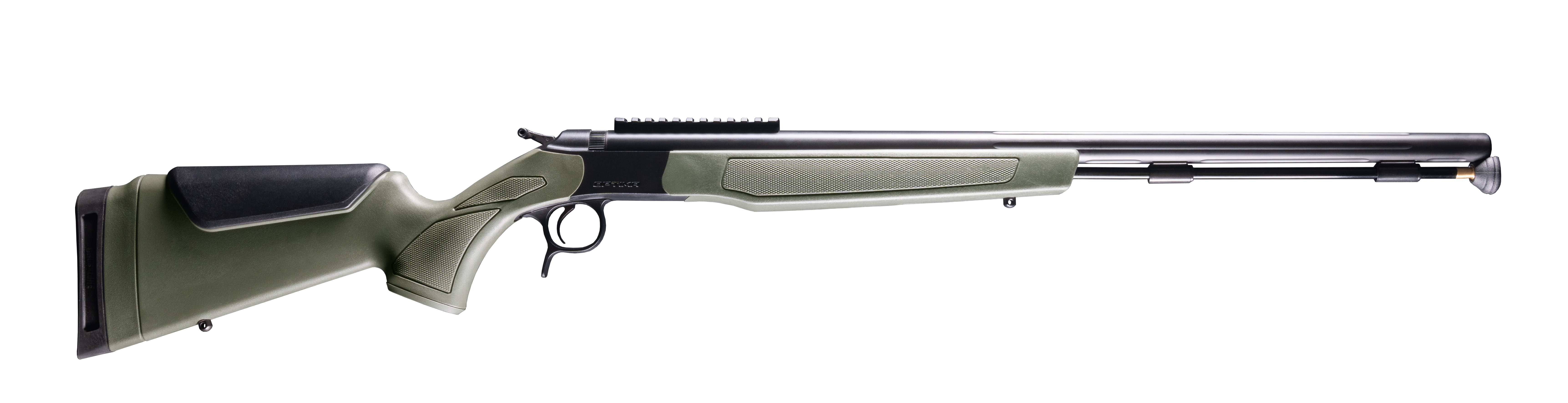 CVA OPTIMA .50CAL BLK/ODG RAIL