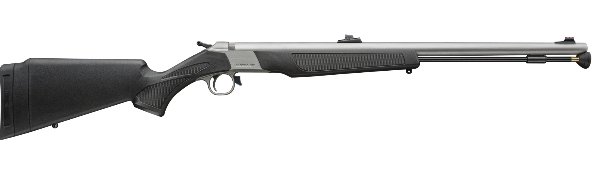 CVA WOLF V2 .50CAL SS/BLK FOS