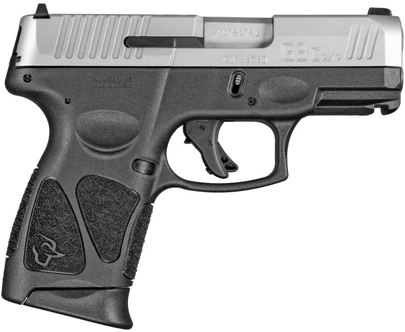 TAURUS G3C 9MM BK/SS 3.2" 12+1 2 MAGS