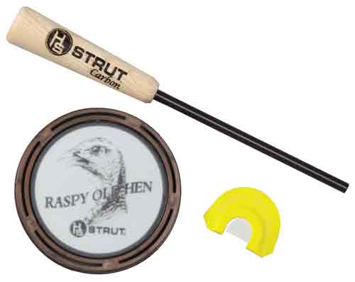 HS STRUT TURKEY CALL POT STYLE - RASPY OLD HEN GLASS