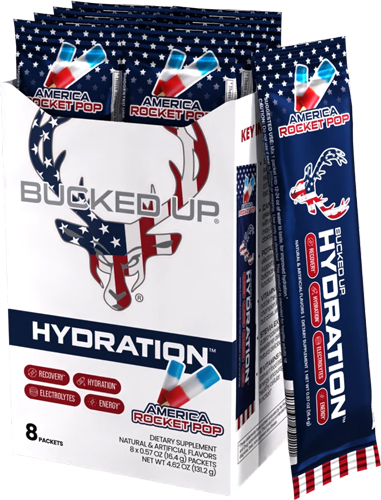 BUCKED UP HYDRATION 2.0 - ROCKET POP 8 COUNT