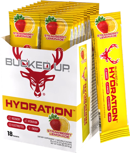 BUCKED UP HYDRATION 2.0 - STRAWBERRY LEMONADE 8 COUNT