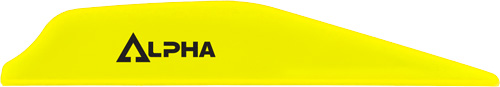 BOHNING ALPHA AR 1250 VANE - 2.8" NEON YELLOW 36PK