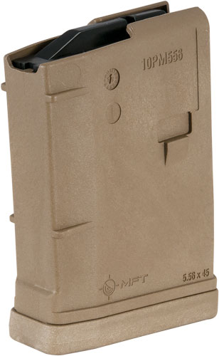 MFT MAGAZINE AR15 5.56X45MM - 10RD SCORCHED EARTH POLY
