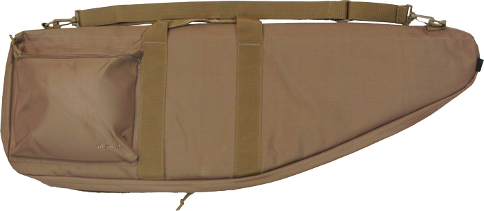 TOC TACTICAL RIFLE CASE 42" - EXTERNAL STORAGE POCKET TAN