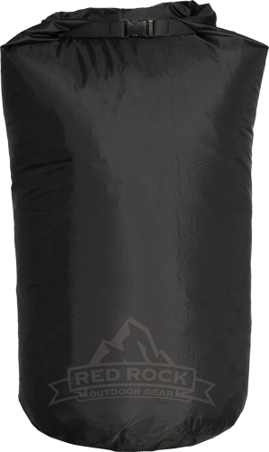 RED ROCK ROLL TOP DRY BAG - 13 LITER WATERPROOF BLACK