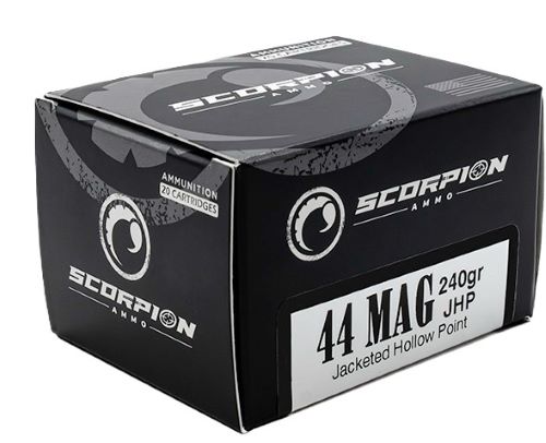 SCORPION 44 REM MAG - 240GR JHP 20RD 10BX/CS