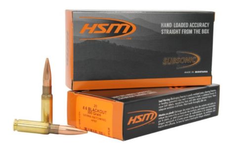 HSM SUBSONIC 8.56 BLACKOUT - BTHP 20RD 25BX/CS