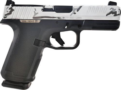 RUGER RXM 9MM LUGER 4" ADJ - 15-SHOT WHITE CAMO SLIDE