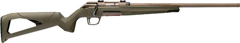 WINCHESTER XPERT BR 17WSM 18" - OD GREEN/FDE SUPPRESSOR READY