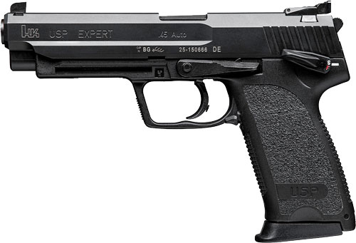 HK USP45 EXPERT V1 DA/SA 45ACP - 5.19"BBL 2-12RD BLACK