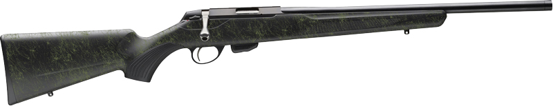 TIKKA T1X 17HMR 20" THREADED - BLUED/ROUGHTECH EMERALD