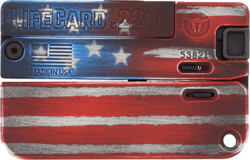 TRAILBLAZER LIFECARD 22WMR - SINGLE SHOT AMERICAN FLAG
