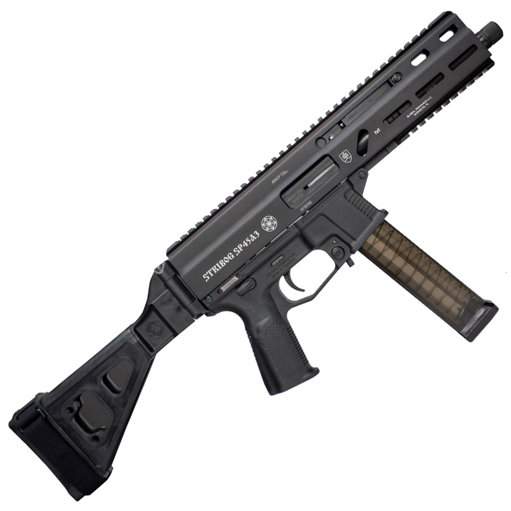 GP STRIBOG SP45A3 45ACP 8" SBT