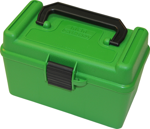 MTM DELUXE AMMO BOX 50-ROUNDS - LG RIFLE 220 SWIFT-30/06 GREEN - Image 2