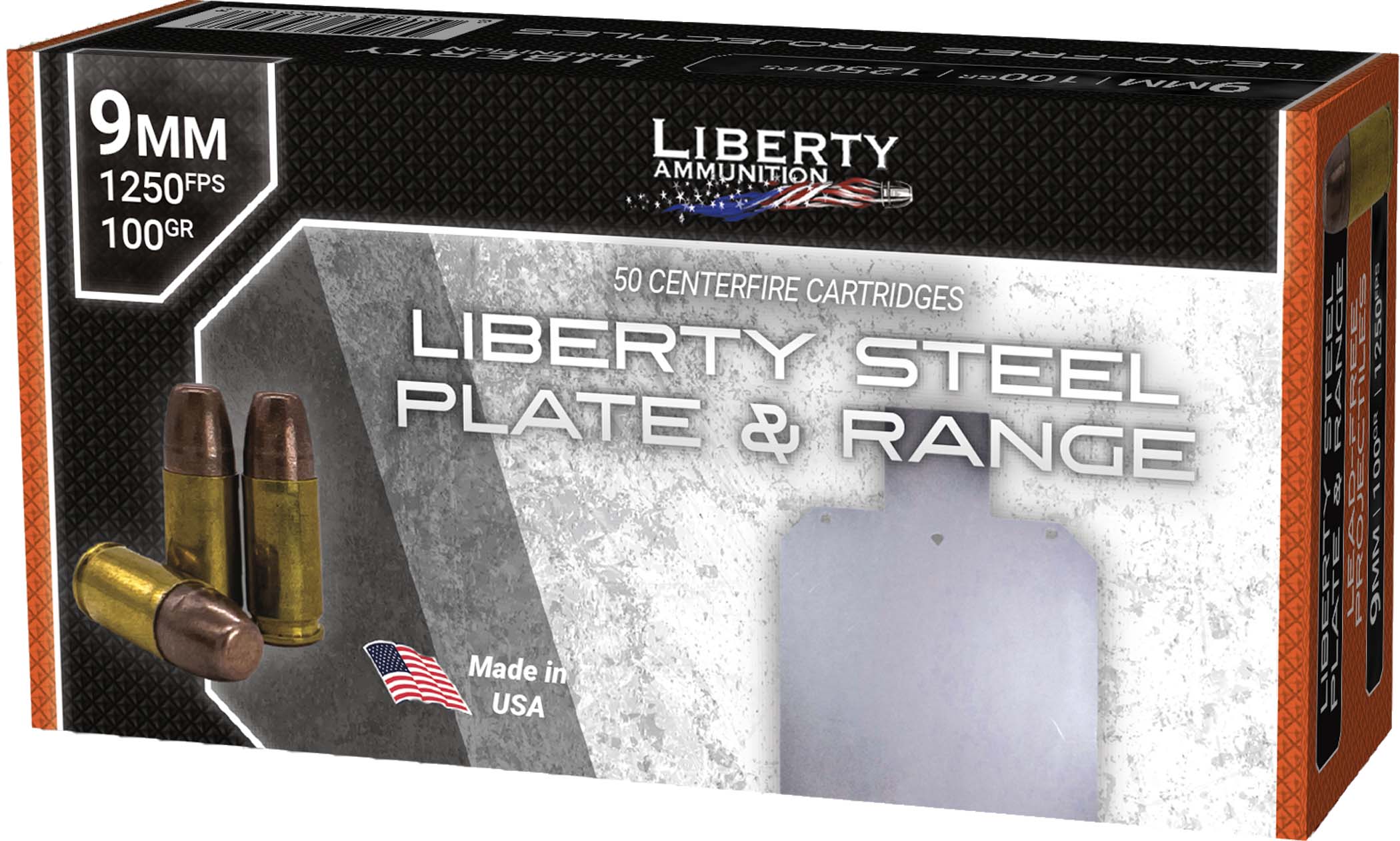 LIB 9MM 100GR STLPLT RNGE 50RD