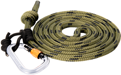 TETHRD 11MM LINEMAN BELT - W/2 CARABINERS & PRUSIK CORD<