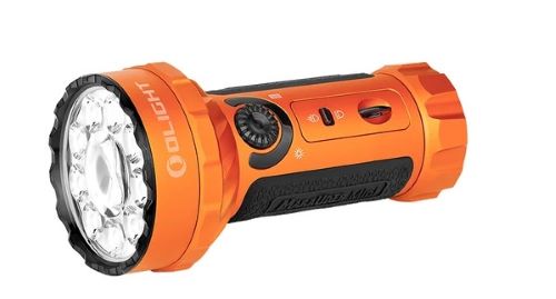 OLIGHT MARAUDER MINI 7000 - LUMEN FLASHLIGHT ORANGE