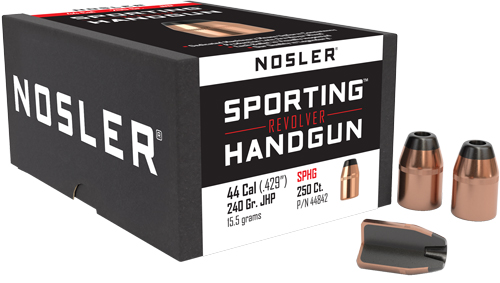 NOSLER BULLETS 44 .429 - 240GR JHP 250CT