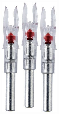 NOCKTURNAL LIGHTED NOCK - GT-SERIES RED 3/PACK