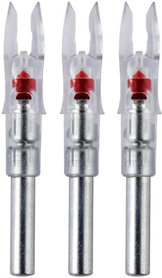 NOCKTURNAL LIGHTED NOCK - X-SERIES RED 3/PACK