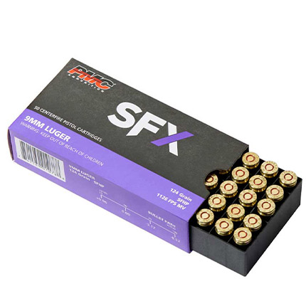 PMC 9MM 124GR. SFX HP 50CT.