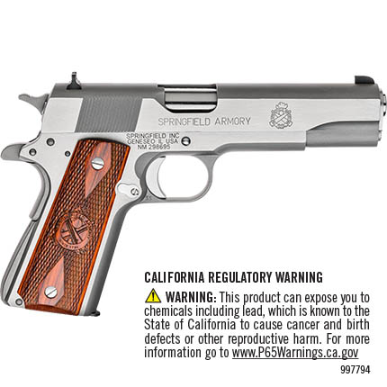 SPRFLD 45 MILSPEC SS CA. 7RD