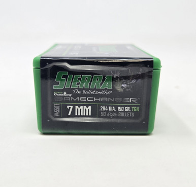 Sierra 7mm (.284 Dia) Reloading Bullets Tipped Gameking SRAA4550T 150 Grain Ballistic Tip 50 Pieces