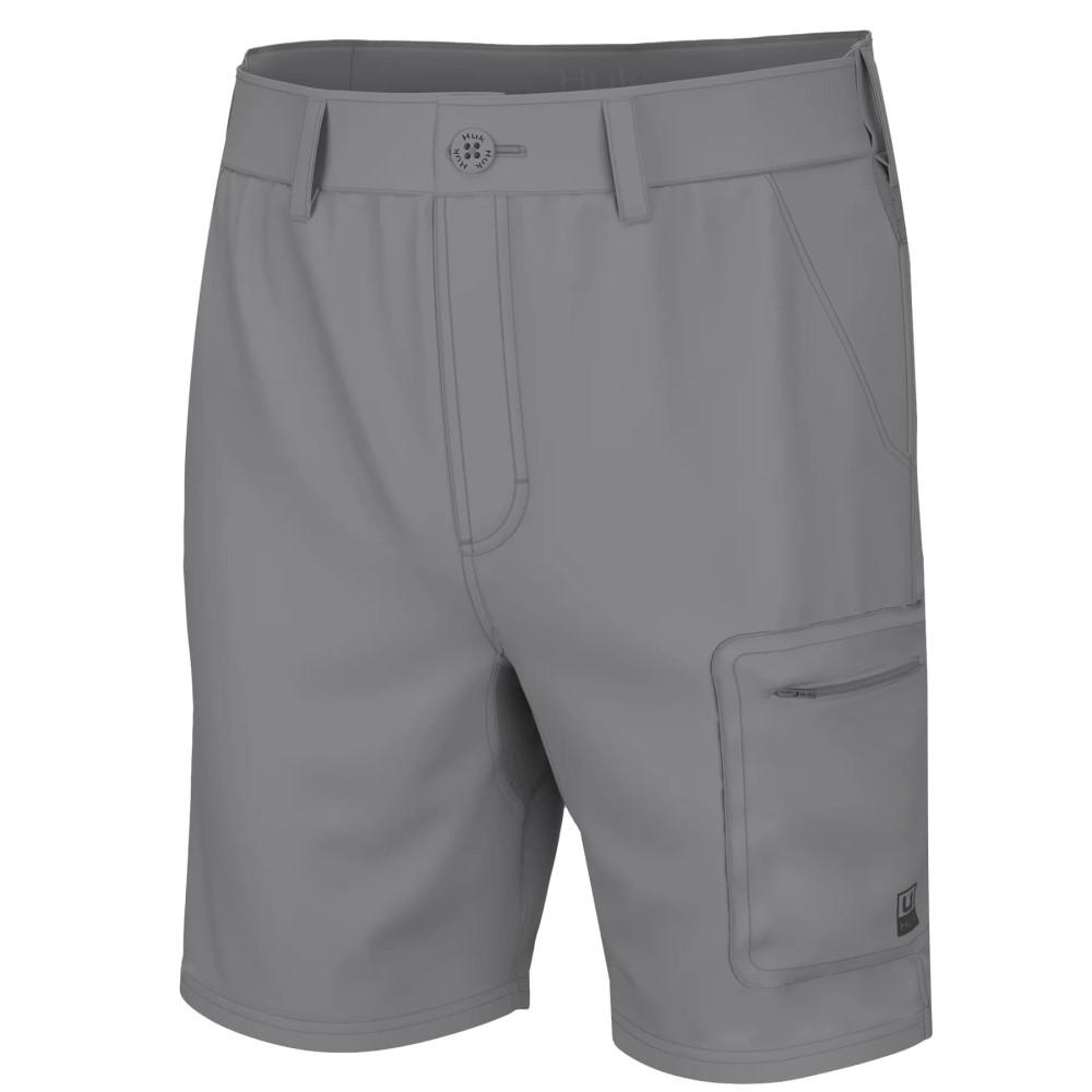 Huk Next Level 7" Shorts Overcast Grey L