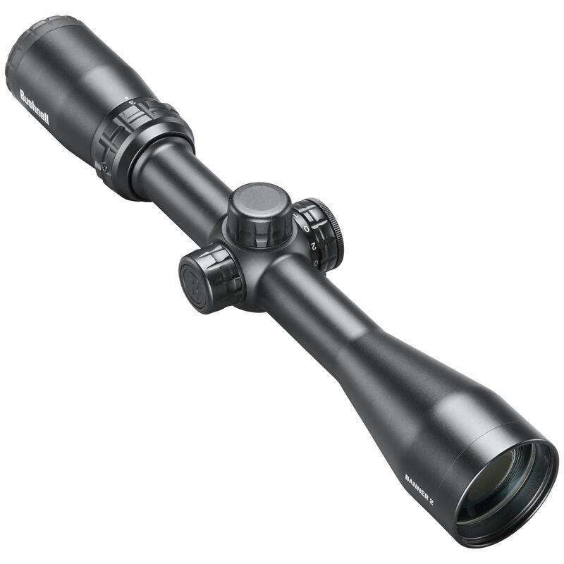 Bushnell Banner-2 Rifle Scope 3-9x40 1" SFP DOA Quick Ballistic Illum Black with Rings