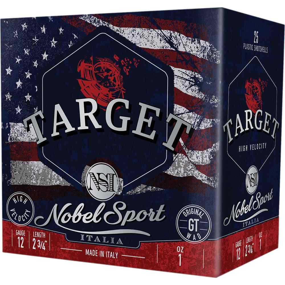 Nobel NSI Target Nobel Speed Shotshell 12ga 2-3/4" 1oz 1300 fps #8 25/ct
