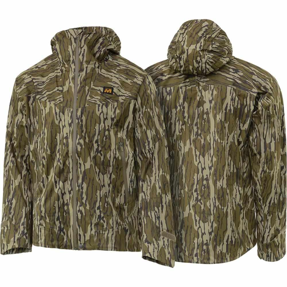 Muddy DV8 Cyclone 3L Rain Jacket Mossy Oak Bottomland 3XL
